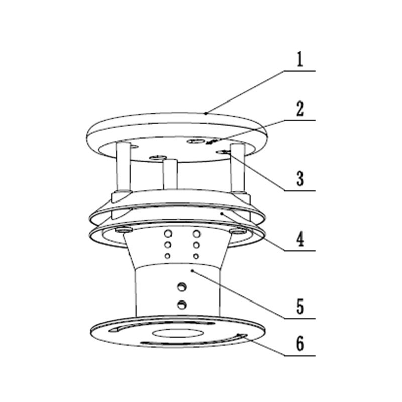 Ultrasonic Anemometer Ultra Mini product structure diagram