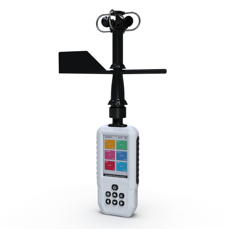 High-Precision Handheld 9-Parameter Weather Station Ideal for Rapid Observation in Laboratory, Research, and Industrial Settings