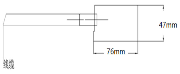 Road Ice Sensor dimension diagram