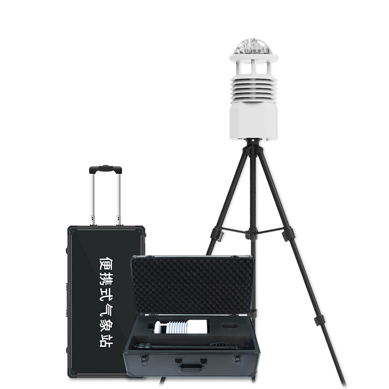 Wireless Weather Station uses a concealed ultrasonic probe to measure wind speed and direction