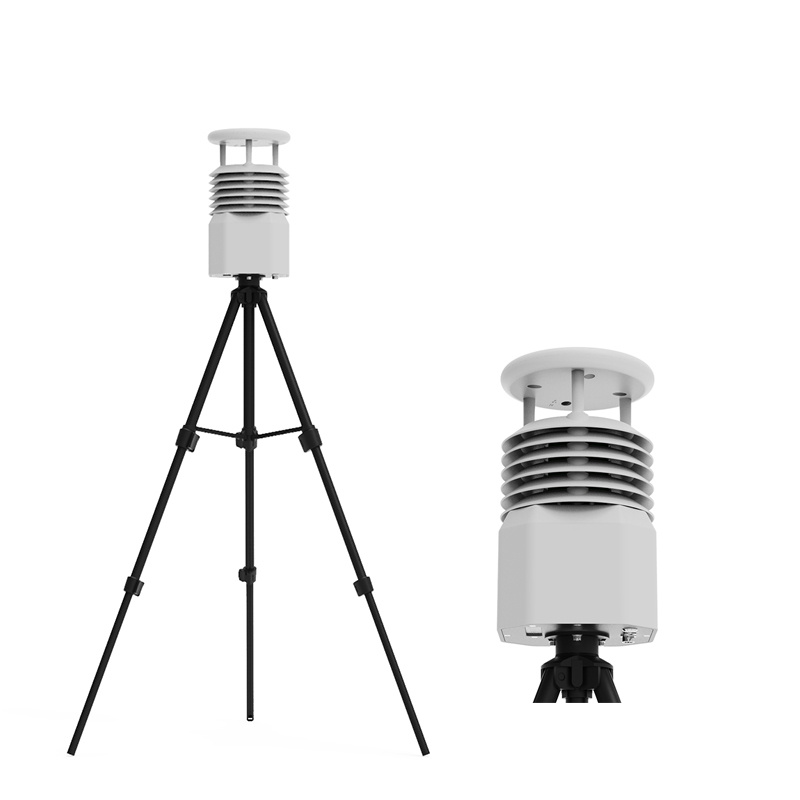 Portable Weather Station uses ultrasonic technology to measure wind speed and direction without mechanical parts